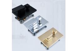 China Brushed Gold Black Silver Embedded OEM Concealed Basin Mixer supplier