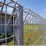 Roll Top Welded Wire Mesh Fence Garden Decoration Brc Wire Mesh Fence for sale