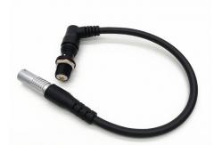 China 4pin Fischer Female Socket DEU102A053 Watertight Receptacle For Night Vision Device supplier