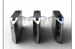 China High Speed Retractable Flap Barrier Gate With Self Detection / Alarm supplier