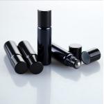 1/ 3oz 10ml Essential Oil Empty Glass Rollerball Bottles Black Coating for sale