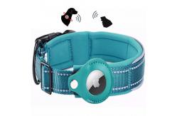 China Reflective GPS Polyester Pet Collars Leashes With Customizable Logo supplier
