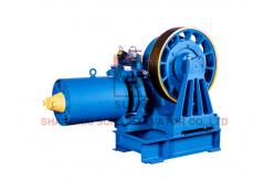 China Large Load Geared Traction Machine For Passenger Elevator One Year Warranty supplier
