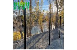 China Garden Security Perimeter Bending 3d Curved Wire Mesh Fence Easy Installation supplier
