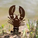 Weather Resistant Garden Metal Ornaments Rust Resistant Easy To Install