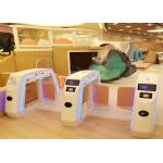 RFID Barcode Facial Recognition Flap Barrier Gate Pedestrian Access Control System