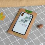 Art Kraft Paper Packaging / Cell Phone Case Packaging With PVC Window for sale