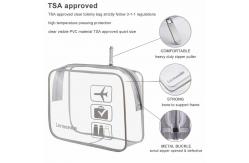 China Lager Capacity Soft Waterproof Toiletry Bag Durable Grey Large supplier