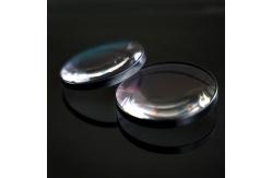 China Optical Glass 114mm 250mm Flat Plano Convex Lens CaF2 supplier