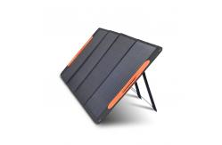 China Battery Powered Solar Panel Powerstation Lifepo4 Lithium Ion 100W Foldable supplier