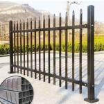Rot Proof Heat Treated Metal Palisade Fencing Zinc Steel Fence for sale