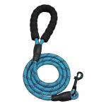 1.5m Pet Reflective Rope Leather Nylon Dog Cat Running Leash for sale