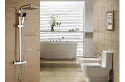 China Solid Brass Thermostatic Rain Shower System ROVATE For Bathroom And Hotel supplier