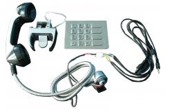 China Sliver Alloy weather proof phones Sets With Numeric Keypad for kiosk supplier