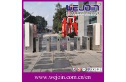 China Stainless Steel Flap automatic gate system Anti-tailing Adjustable Access supplier