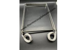 China Flat Tubular Heating Element For Oil Heating Side Mounted supplier