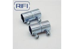 China UL Standard EMT Conduit Fittings Set Screw Steel Coupling For Electrical Projects supplier