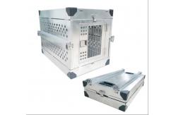 China Lightweight Large Collapsible Dog Crate ODM Travel Aluminum Single Dog Box supplier