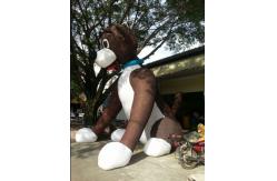 China New finished Inflatable giant sitting dog for sale supplier