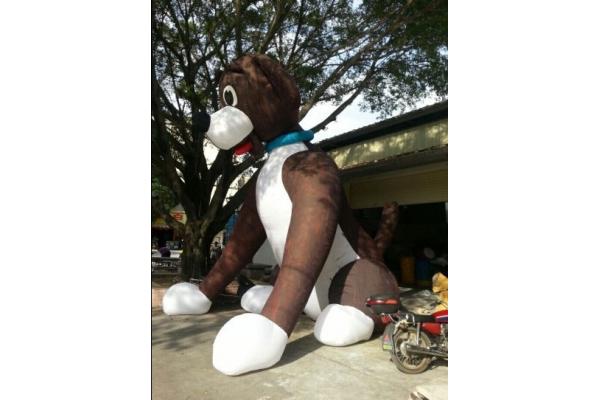 New finished Inflatable giant sitting dog for sale