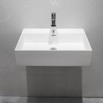 Modern Design Wall Hung Basin Matt Or Glossy Surface Finished