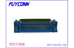 China PCB Right Angel 64 Pin Centronics Female Connector without Shell supplier