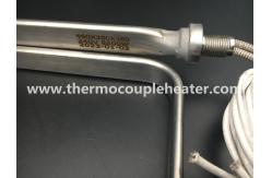 China Customized Flat Tubular Heating Element For Oil Frying Heating 240V 8500W supplier