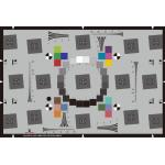 Reflective Camera Resolution Chart , Professional Camera Lens Test Chart for sale