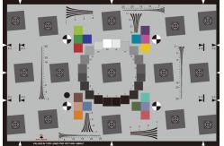 China Reflective Camera Resolution Chart , Professional Camera Lens Test Chart supplier