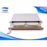 70 - 106Kpa 24 Port Slidable Fiber Termination Kits Rack Mount FO Patch Panel ODF for sale