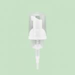 Smooth 30mm Foam Pump With 0.4 CC Output Custom Color Clear Overcap For Dispensing Foam for sale