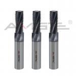 4 Flutes Thread Cutting End Mill 1/2 Solid Carbide Milling Tools Customized NPT BSPT for sale