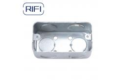 China Thickness 1.0mm 1.2mm Metal Handy Box Cover Rectangular Caja Tapa Blind supplier