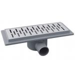 360 Deg Rotatable Horizontal Shower Outlet With SS Ceramic Cover Linear Drain Shower Pan for sale