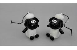 China Sheep Little Kids Mini Duck Keychains Vinyl Toy With Ring , Animal Ring Toy supplier