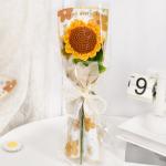 Finished wool flower, hand-knitted flower, sunflower, sunflower, artificial flower, artificial flower for sale