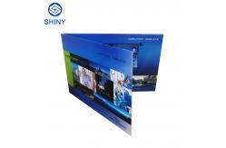 China CMYK Printing Hd Screen LCD Video Brochure Card For Greeting Cards supplier
