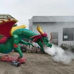 Customization Realistic Animatronic Animals Chinese Ancient Creatures Ying Long