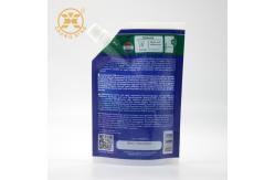 China Stand Up Privatel Label Plastic Screw Cap Spout Bags For Liquid supplier