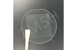 China TGV Glass Substrate Micro-holes Drilled High-performance Ultra-thin Transparent supplier