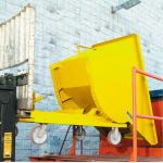 4000Lbs Self Dumping Steel Hopper Forklift Attachment Forklift Dump Cart