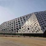 Building Aluminium Curtain Wall Decorative Screen Partition Perforated