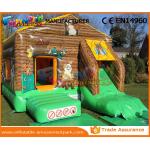 0.55mm PVC Tarpaulin Inflatable Bouncy Castle Moonwalk Jumping Castle Durable for sale