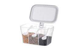 China Customized Kitchen Spice Storage Containers Acrylic Seasoning Box supplier