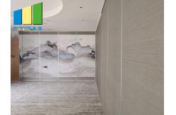 China 85mm Thickness Aluminum Frame Movable Partition Wall Systems For Restaurant supplier