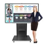 Ultra HD 4k Interactive Panel , LED Smart Board For Teaching Anti Glare Glass Material for sale