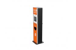 China LCD Touchless Hand Sanitizer Free Standing Infrared Body Temperature supplier