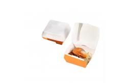 China Low Price Customized Biodegradable Clam Shell Boxes for Fast Food Burger Takeaway supplier