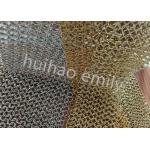 Interior Design Metal Round Ring Mesh Curtain With SS Eletroplating for sale
