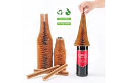 China Recyclable Custom Cushioned Honeycomb Wrap Paper Kraft Paper Packing Sleeve supplier
